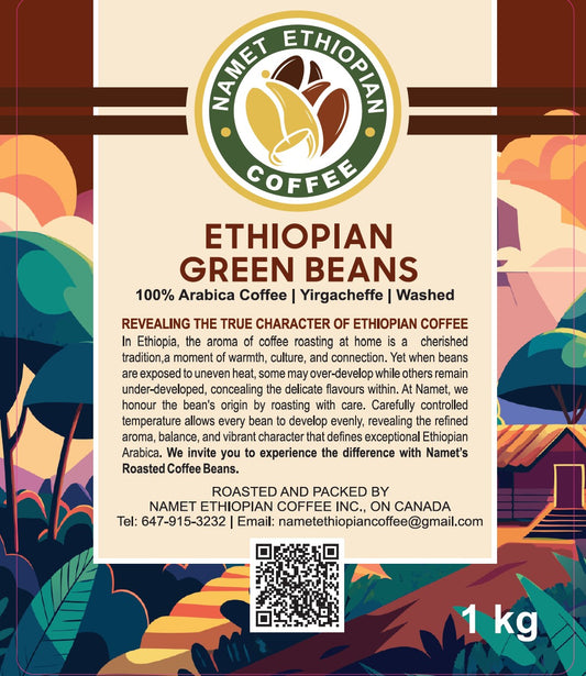 Ethiopian Green Beans, Yirgacheffe